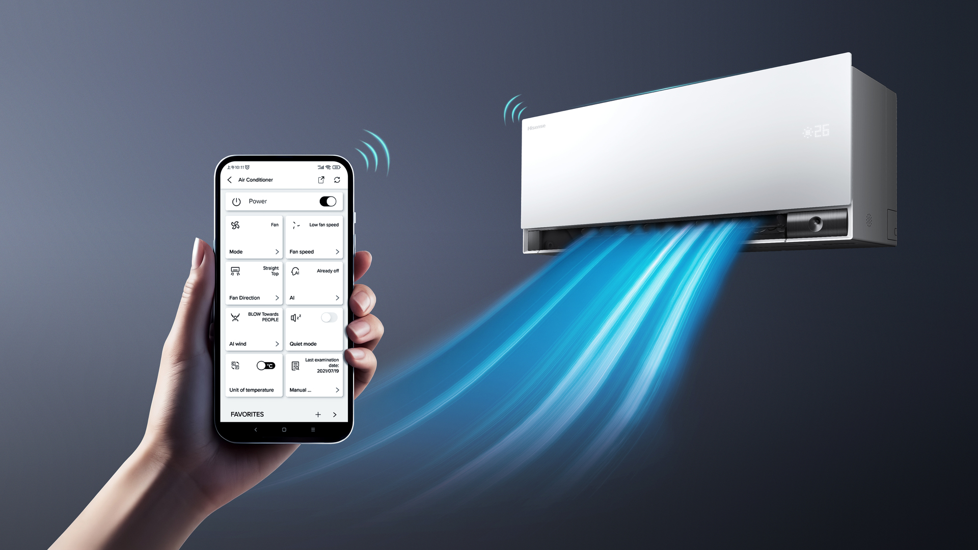Hisense Air Master White 